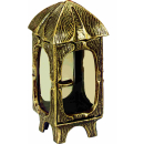 Grablampe mit Parasolglas, Bronzefarben pat. 25 cm