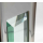 Grablaterne Edelstahl abgerundet modern mit Facettenglasscheiben glänzend 24 cm