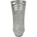 Grabvase aus Edelstahl mattiert 26 cm